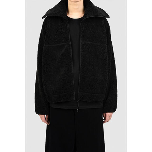 もなく LAD MUSICIAN - LAD MUSICIAN WOOL BOA HIGH NECK BLOUSONの