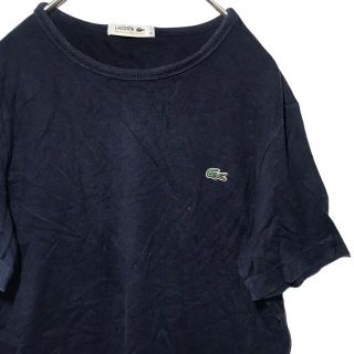 ラコステ(LACOSTE)の【人気カラー】ラコステ LACOSTE Tシャツ カットソー M ネイビー (Tシャツ/カットソー(半袖/袖なし))