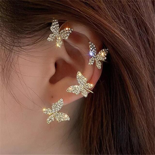 キラッキラ✨星の雫✨天然ダイヤモンドフルエタニティーイヤーカフ