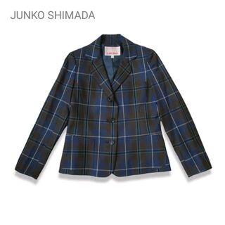ジュンコシマダ(JUNKO SHIMADA)の新品 AWAW BY JUNKO SHIMADA テーラードジャケット チェック(テーラードジャケット)