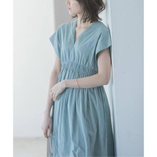 ノーブル(Noble)のMARIHA mariha 夏の光のドレス ブルーA 36 ワンピース(ロングワンピース/マキシワンピース)