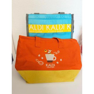 カルディ(KALDI)のカルディ　KALDI コーヒーの日　保冷バッグ、エコバッグ　2点セット(その他)