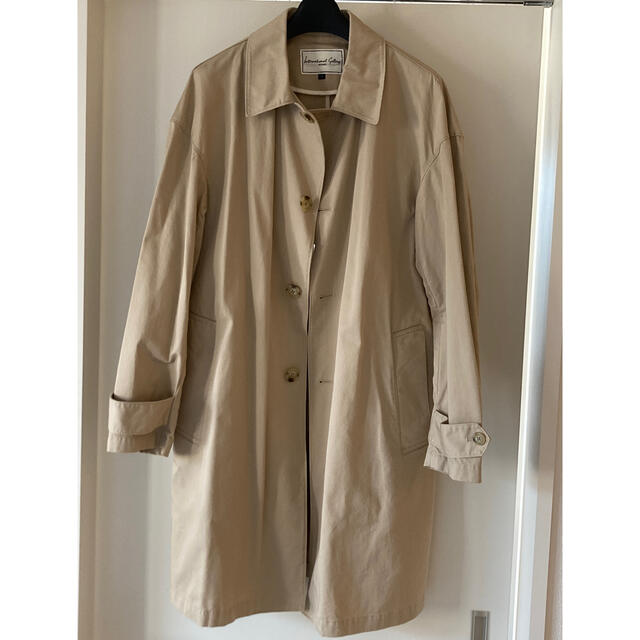 新品 TRUSSARDI ステンカラーコート コレクション ナイロン混 52