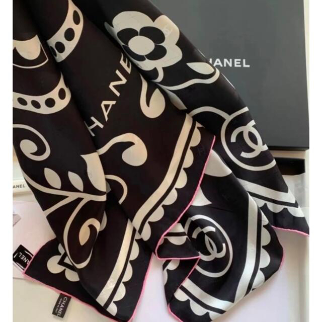 CHANEL(シャネル)の♣︎新品♣︎CHANEL♣︎スカーフ♣︎シルク♣︎ レディースのファッション小物(バンダナ/スカーフ)の商品写真