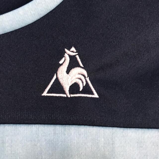 le coq sportif(ルコックスポルティフ)のルコック　テニスウエア　Tシャツ　速乾　M ブルー　ネイビー スポーツ/アウトドアのテニス(ウェア)の商品写真