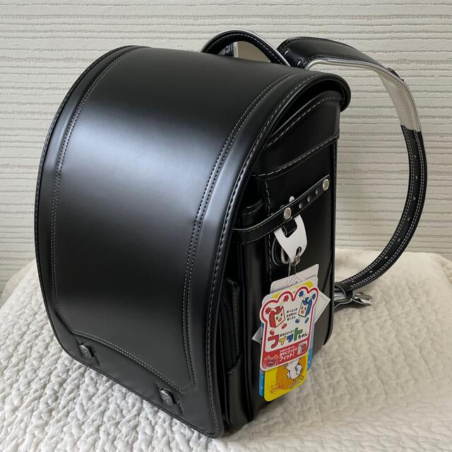 日本製ランドセル 55,000円→22,000円 ブラック 黒 新品未使用 キッズ/ベビー/マタニティのこども用バッグ(ランドセル)の商品写真