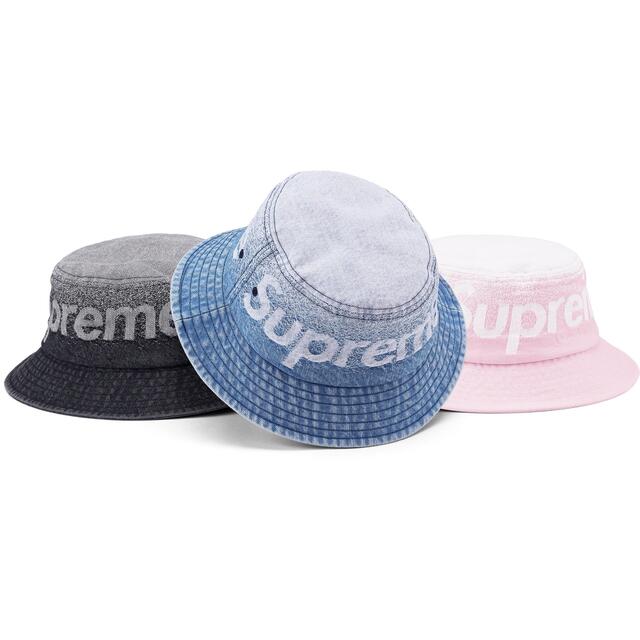 Supreme Fade Jacquard Denim Crusher M/L帽子