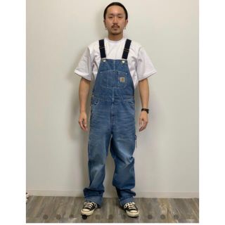 カーハート(carhartt)のカーハート　BIB オーバーオール　blue mid used wash 32(サロペット/オーバーオール)