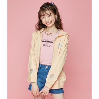 ジェニィ(JENNI)の♪machy様専用☆ジェニィ ラブ　接触冷感チュールZIPパーカー　160(ジャケット/上着)