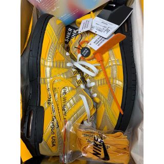 オフホワイト(OFF-WHITE)のOFF-WHITE Nikeオフホワイト × ナイキ エア ラバーダンク ロー(スニーカー)