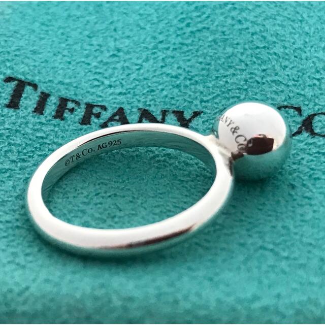 Tiffany & Co. - Tiffany ハードウェアボールリング 8号美品の通販 by