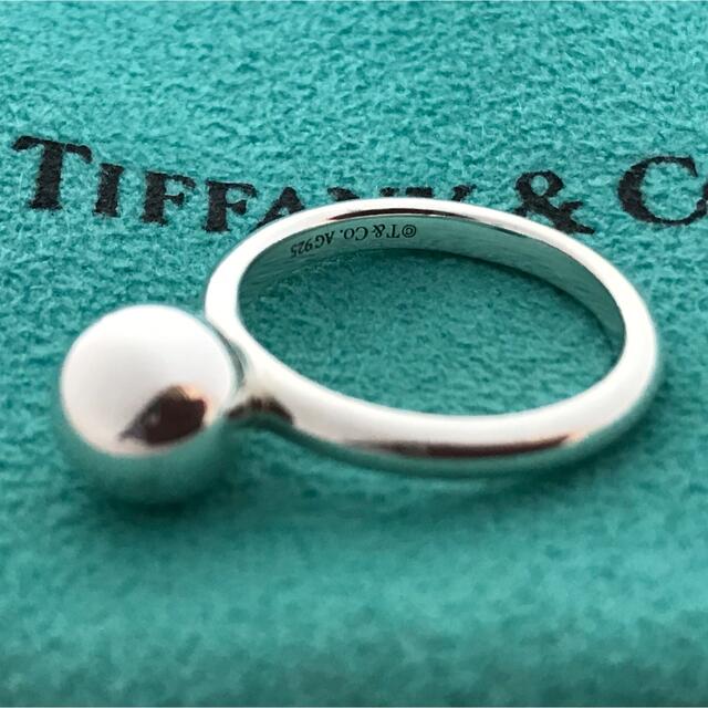 Tiffany & Co. - Tiffany ハードウェアボールリング 8号美品の通販 by ...