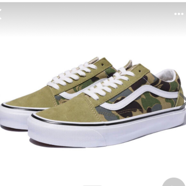 新品　bape vans オールドスクール ベイプスター ABC CAMO