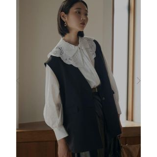 アメリヴィンテージ(Ameri VINTAGE)のAmeri VINTAGE 2way Lady Blouse with Vest(シャツ/ブラウス(長袖/七分))