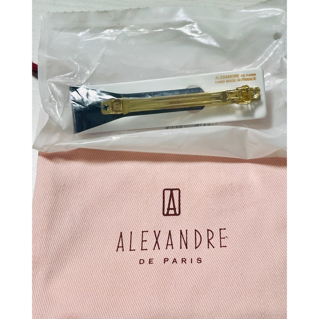 【新品未使用未開封】alexandre de paris アレク新作バレッタ 6