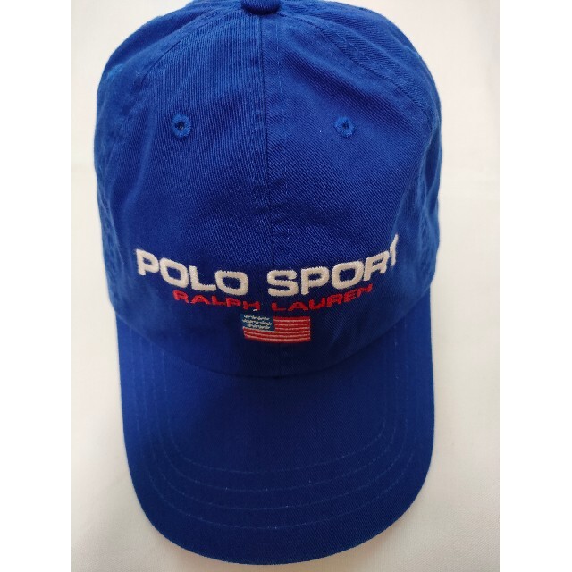 POLO RALPH LAUREN(ポロラルフローレン)のPOLO SPORT キャップ 星条旗　デニム　usa　フラッグ　ラルフローレン メンズの帽子(キャップ)の商品写真