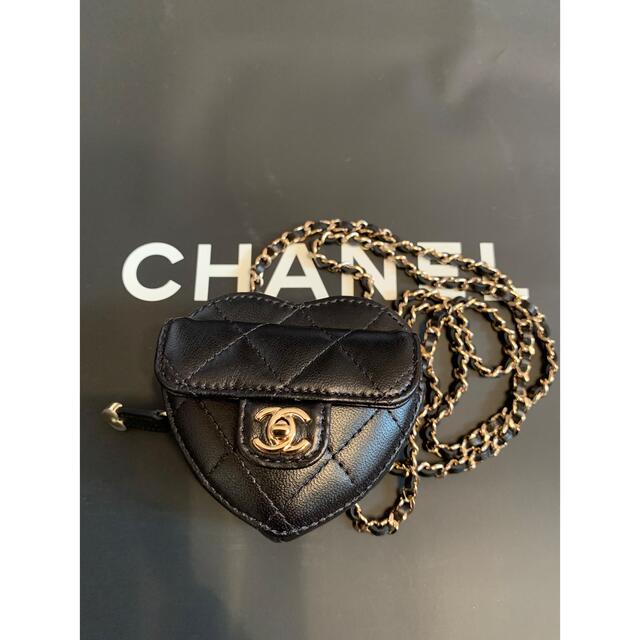 シャネルCHANEL ハート バッグ チェーンクラッチ コインパース ネックレス 1