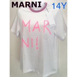 マルニ(Marni)のMARNI  Tシャツ 手書き風ロゴプリント　新品未使用　マルニ　14Y(Tシャツ(半袖/袖なし))