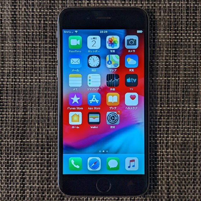 iPhone6 64gb SIMフリー バッテリー状態100%