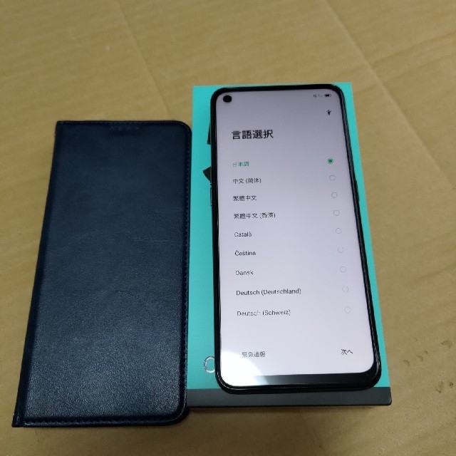 Ymobile版　oppo reno5a  シルバーブラック　SIMフリー