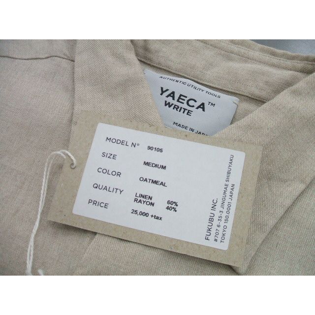 YAECA(ヤエカ)のヤエカ 長袖シャツ レディースのトップス(シャツ/ブラウス(長袖/七分))の商品写真