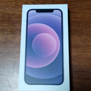 アップル(Apple)の3/2購入iPhone12 本体【purple 64GB】SIMフリー(スマートフォン本体)