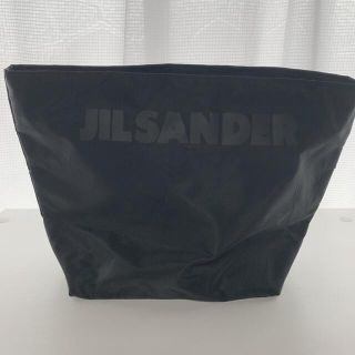 ジルサンダー(Jil Sander)のジルサンダー❤️ファスナー式ポーチ ブラック(ポーチ)