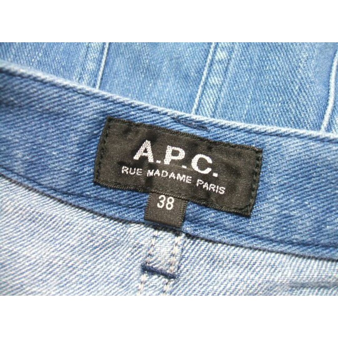 A.P.C(アーペーセー)のA.P.C. APC デニムスカート ブルー サイズ38 ミニスカート ブルー レディース アーペーセー【中古】1-0416G▲ レディースのスカート(ミニスカート)の商品写真