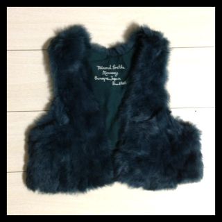 マウジー(moussy)のmoussy/ラビットファーベストfur(毛皮/ファーコート)