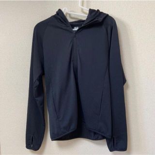 ユニクロ(UNIQLO)のユニクロ ドラムEXUVカットフルジップパーカー Sサイズ(パーカー)