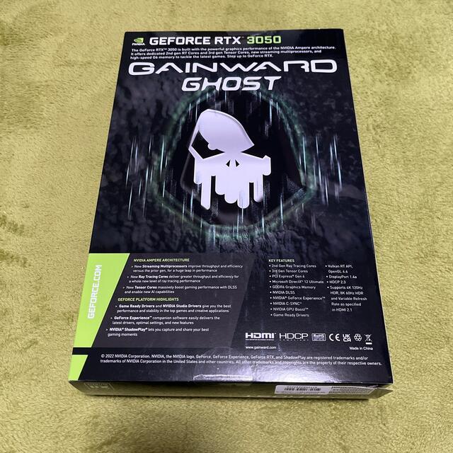 新品未開封】GAINWARD RTX 3050 GHOST 8GB | thestyledhouse.com.au