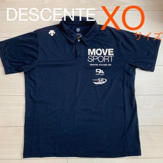 デサント(DESCENTE)のDESCENTEデサント　XOサイズメンズポロシャツ　ネイビー(ポロシャツ)