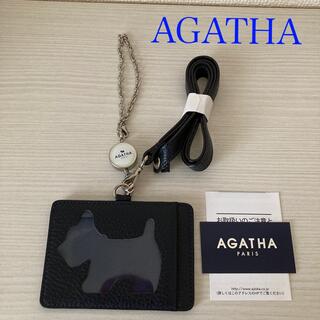 アガタ(AGATHA)の【AGATHA】パスケース  新品・未使用 (ネイビー色)(パスケース/IDカードホルダー)