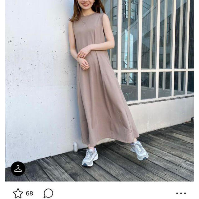 Uniqlo 新品 ユニクロ Hana Tajima ロングフレアワンピース ノースリーブ Mの通販 By Mi ユニクロならラクマ