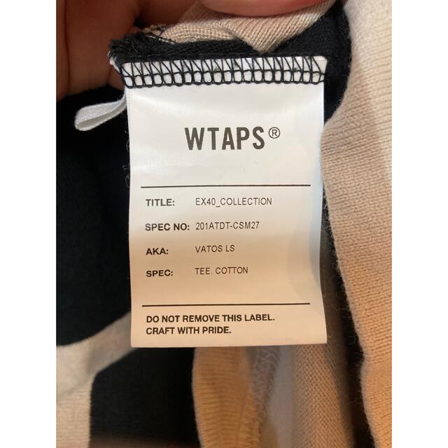 W)taps(ダブルタップス)のWTAPS 20SS VATOS LS/TEE ボーダーロングスリーブ長袖 メンズのトップス(Tシャツ/カットソー(七分/長袖))の商品写真