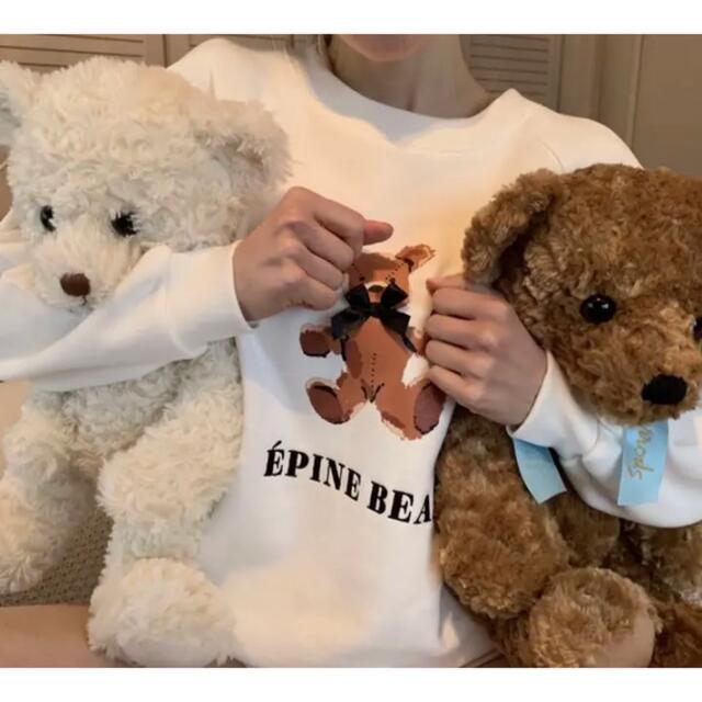 epine エピヌ　ベア　bear スウェット　sweat レディースのトップス(トレーナー/スウェット)の商品写真