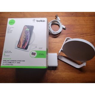 Belkin ワイヤレス充電器 BOOST↑UP Qi認証 10W ホワイト(その他)