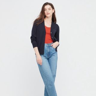 ユニクロ(UNIQLO)の専用　カーディガン　ネイビー　UNIQLO(カーディガン)