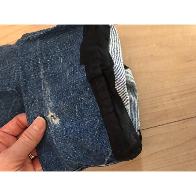 Paper Denim&Cloth ペーパーデニム&クロス クラッシュデニム パンツ