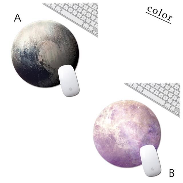 マウスパッド 惑星柄 光学式対応 オフィス 滑り止め パソコン 宇宙 惑星