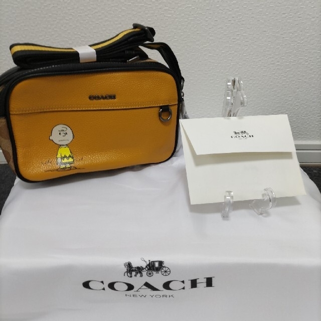 COACH コーチ ショルダーバッグ　チャーリーブラウン　スヌーピーコラボ