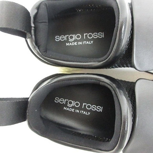 Sergio Rossi(セルジオロッシ)のセルジオロッシ Sergio rossi スリッポン スニーカー ブラック 36 レディースの靴/シューズ(スニーカー)の商品写真