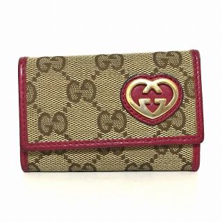 グッチ(Gucci)のグッチ キーケース GG柄,ラブリー 257217(キーケース)