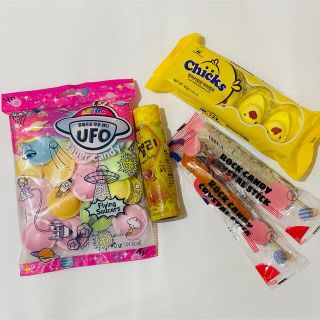 UFOキャンディ　ロックキャンディ　ハニーゼリー　ひよこマシュマロ(菓子/デザート)