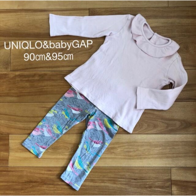 babyGAP(ベビーギャップ)のマイミ様専用✴︎ベビー服3点セット90㎝ キッズ/ベビー/マタニティのキッズ服女の子用(90cm~)(ブラウス)の商品写真