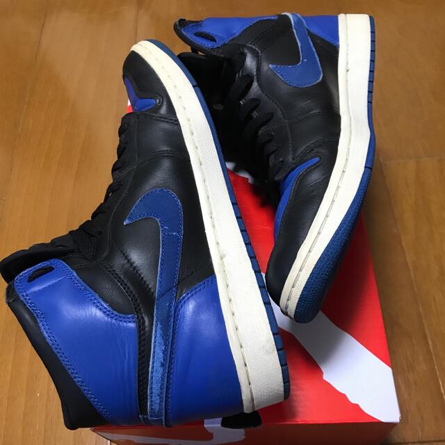NIKE(ナイキ)のナイキ エアジョーダン1 青/黒 メンズの靴/シューズ(スニーカー)の商品写真