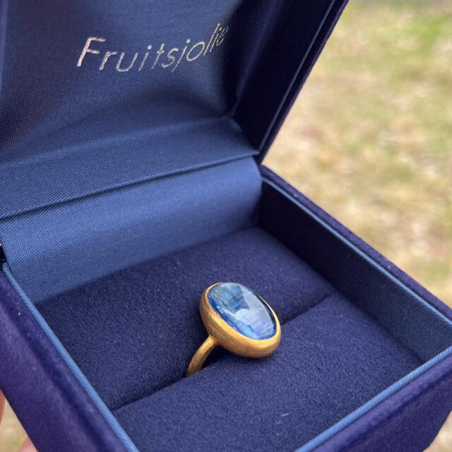 Fruitsjolie フリュイジョリ カイヤナイト ワンタイムリング 高級感