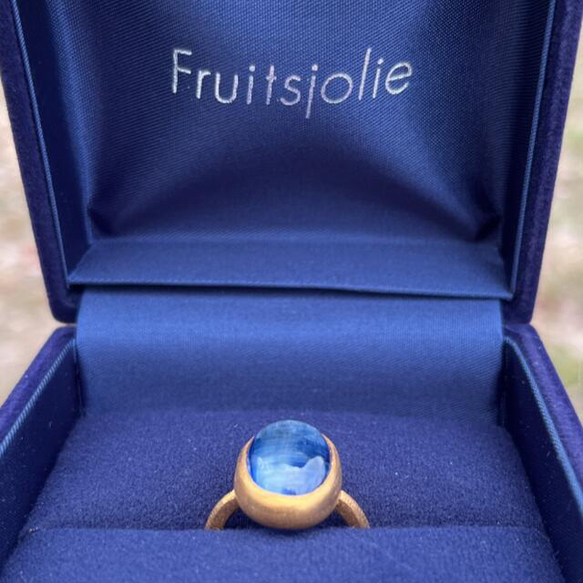 Fruitsjolie フリュイジョリ カイヤナイト ワンタイムリング 高級感