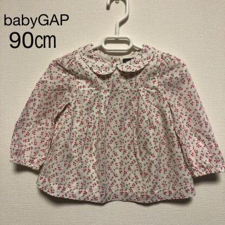 ベビーギャップ(babyGAP)のなお様専用✴︎babyGap小花柄ブラウス&リブカットソー　90㎝(ブラウス)