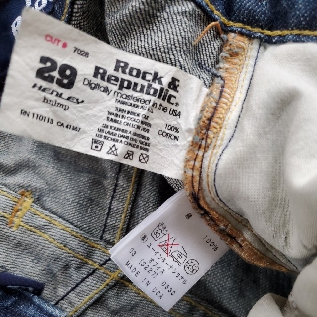 Rock & Republic(ロックアンドリパブリック)のRock&Republic   ダメージデニム メンズのパンツ(デニム/ジーンズ)の商品写真